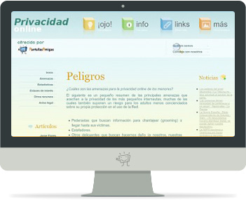 Captura de Privacidad-online.net