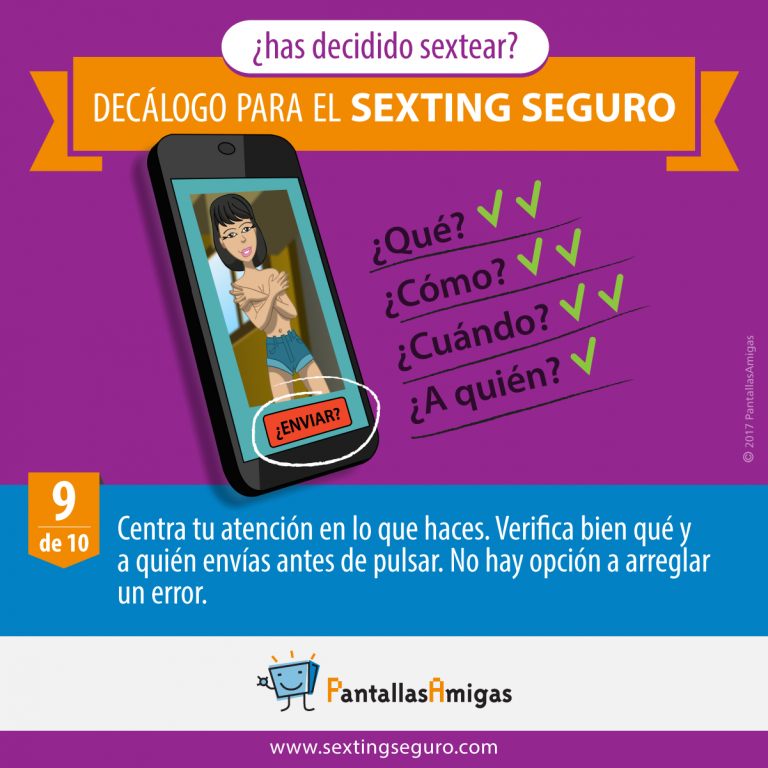 Decálogo Para Prevenir Los Riesgos Del Sexting Con Motivo Del Safer Internet Day Pantallasamigas 2923