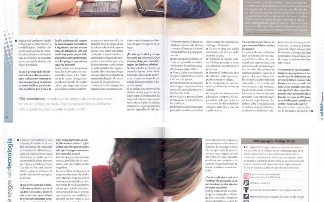 Internet, videojuegos, móviles… Prevenir riesgos [Niños de hoy]