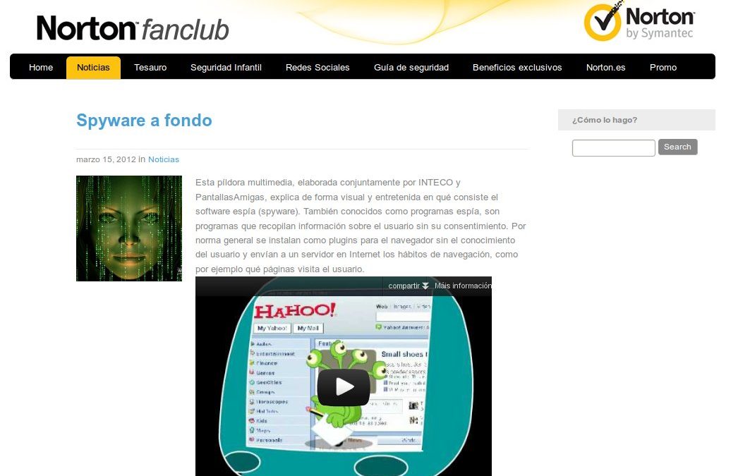 Spyware a fondo [Norton Fanclub]