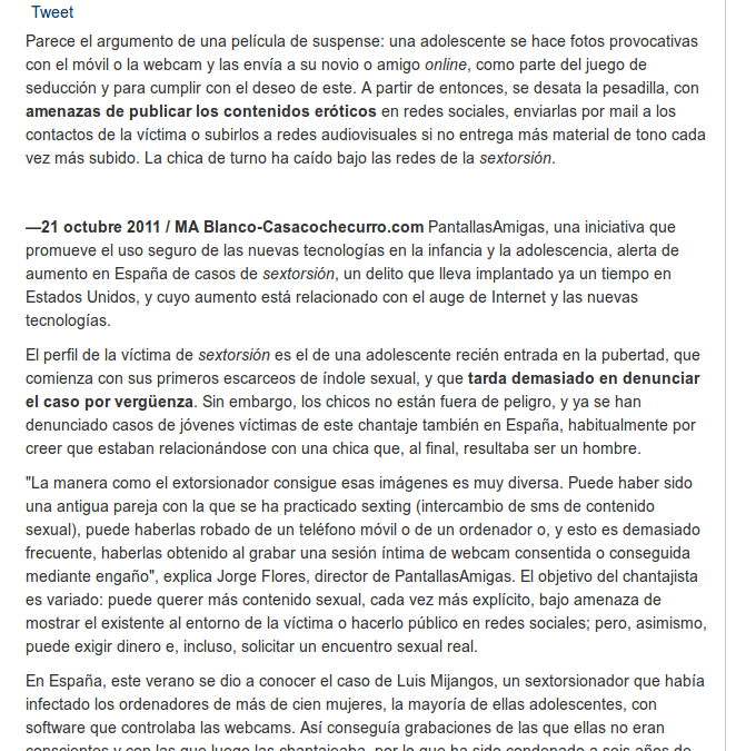 Adolescentes amenazadas por la sextorsión [CasaCocheCurro.com]