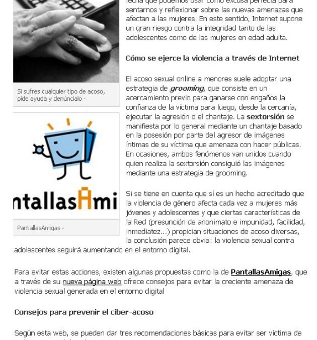 Aumenta la violencia sexual en internet [ParaSaber.com]