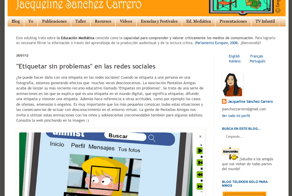 «Etiquetar sin problemas» en las redes sociales [Telekids]