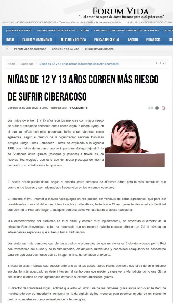 Ninas De 12 Y 13 Anos Corren Mas Riesgo De Sufrir Ciberacoso Forumvida Org Pantallasamigas - fotos de roblox de niñas editadas