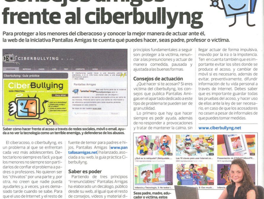 Consejos amigos frente al ciberbullying [Computer Hoy]