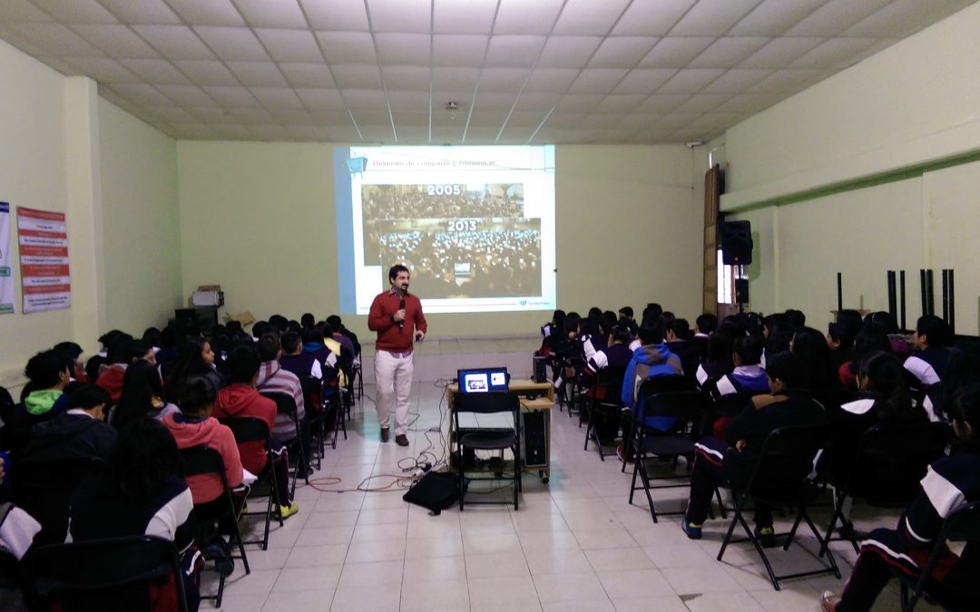 Talleres dirigidos a alumnado de secundaria del Estado de México para la prevención del ciberbullying