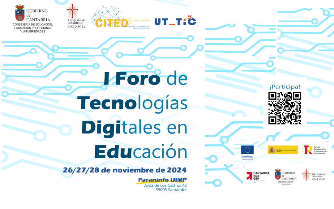 I Foro de Tecnologías Digitales en Educación, Gobierno de Cantabria